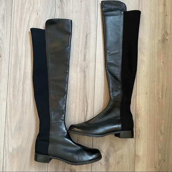 5050 mixed media tall boot